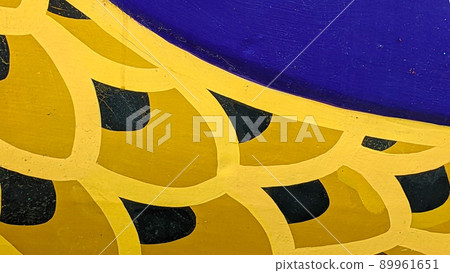 Dragon boat by the fishing port Dragon boat by the fishing port 89961651