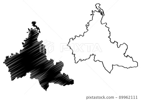 Kushinagar district (Uttar Pradesh State, Republic of India) map vector illustration, scribble sketch Kushinagar map Kushinagar district (Uttar Pradesh State, Republic of India) map vector illustration, scribble sketch Kushinagar map 89962111