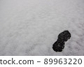 雪地上的腳印 89963220