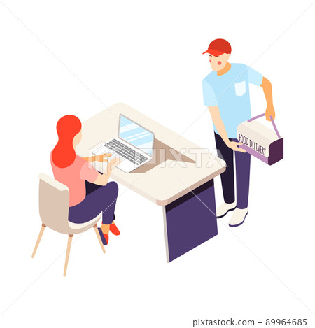 Work Food Delivery Composition 89964685