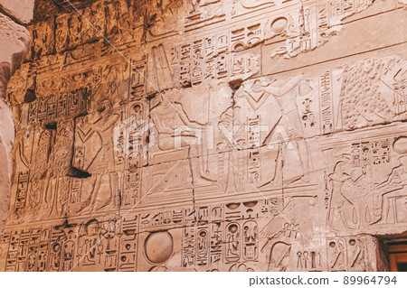 Ruins of the Egyptian Karnak Temple, the largest open-air museum in Luxor Ruins of the Egyptian Karnak Temple, the largest open-air museum in Luxor 89964794