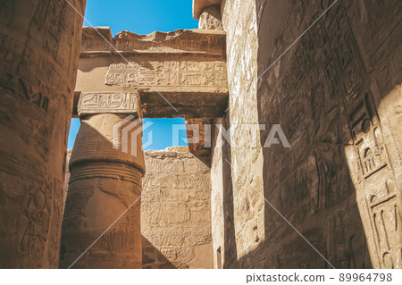 Ruins of the Egyptian Karnak Temple, the largest open-air museum in Luxor Ruins of the Egyptian Karnak Temple, the largest open-air museum in Luxor 89964798