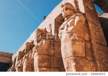 Ruins of the Egyptian Karnak Temple, the largest open-air museum in Luxor Ruins of the Egyptian Karnak Temple, the largest open-air museum in Luxor 89964843