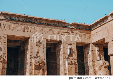 Ruins of the Egyptian Karnak Temple, the largest open-air museum in Luxor 89964865