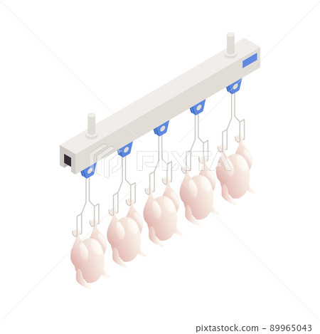 Hanging Broilers Line Composition 89965043