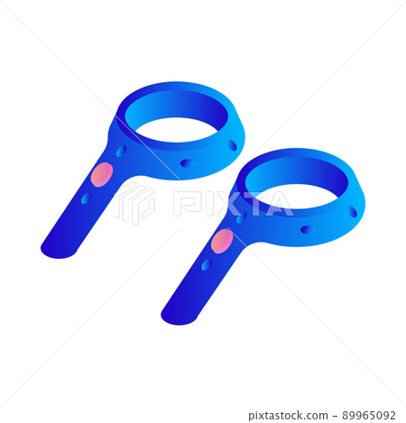 VR Joystick Gamepads Composition 89965092