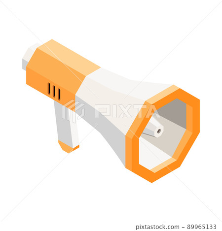 Isometric Lifeguard Megaphone Composition - Stock Illustration [89965133] - PIXTA