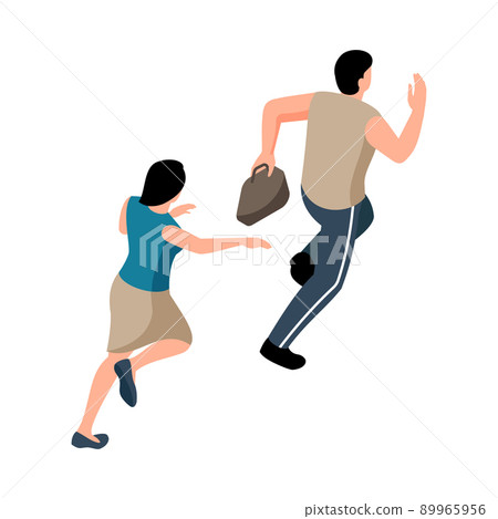 Stolen Bag Pursuit Composition Stolen Bag Pursuit Composition 89965956