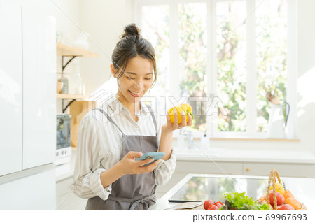 Recipe search smartphone kitchen Recipe search smartphone kitchen 89967693