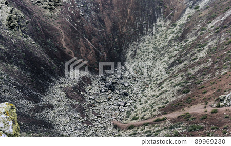 Inside volcano La Corona - Lanzarote Inside volcano La Corona - Lanzarote 89969280
