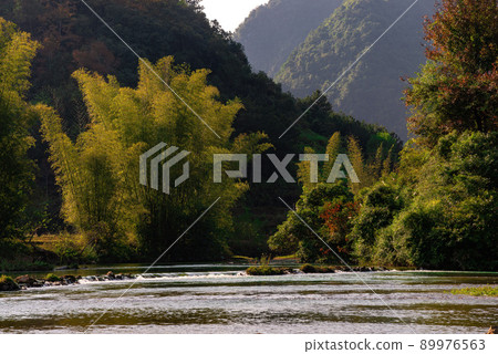 Quay Son river in Cao Bang, Vietnam Quay Son river in Cao Bang, Vietnam 89976563