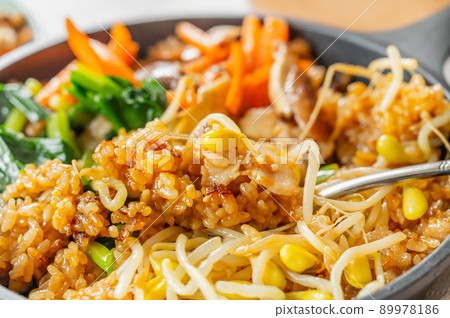 Korean food bibimbap Korean food bibimbap 89978186