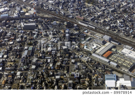 近鐵名古屋線霞森站周邊鳥瞰圖 近鐵名古屋線霞森站周邊鳥瞰圖 89978914