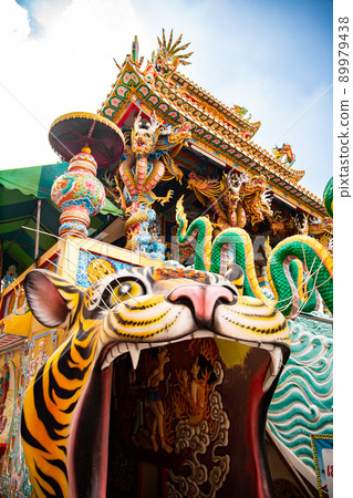 Chao Pho Nakharat Shrine or Chao Por Nakarat Chansen chinese temple in Nakhon Sawan, Thailand Chao Pho Nakharat Shrine or Chao Por Nakarat Chansen chinese temple in Nakhon Sawan, Thailand 89979438