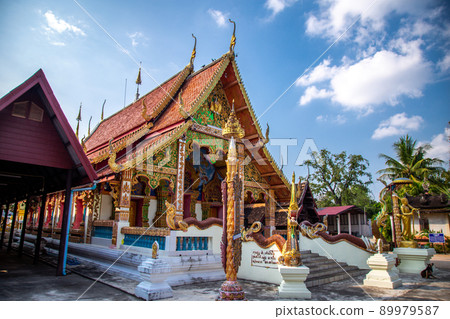Wat Pong Yang Khok in Lampang near Chiang Mai, Thailand Wat Pong Yang Khok in Lampang near Chiang Mai, Thailand 89979587