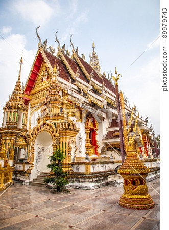 Wat Phrathat Suthon Mongkhon Khiri temple complex in Phrae, Thailand 89979743