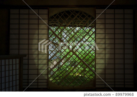 Kyoto Giouji Temple Yoshino Window (2022 Fresh Green Season) 89979968