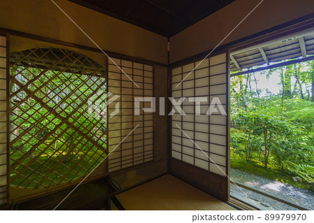 Kyoto Giouji Temple Yoshino Window (2022 Fresh Green Season) 89979970