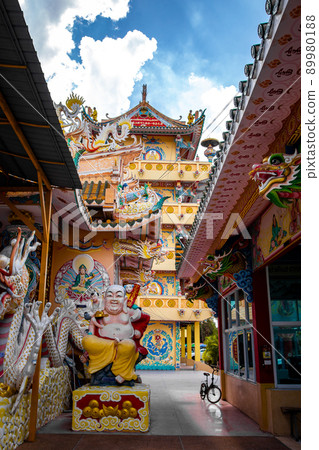 Chao Pho Nakharat Shrine or Chao Por Nakarat Chansen chinese temple in Nakhon Sawan, Thailand 89980188