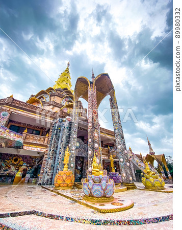 Wat Phrathat Pha Sorn Kaew, white buddha temple in Phetchabun, Thailand Wat Phrathat Pha Sorn Kaew, white buddha temple in Phetchabun, Thailand 89980332