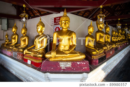 Wat Phra Si Rattana Mahathat Woramahawihan, temple in Phitsanulok, Thailand 89980357