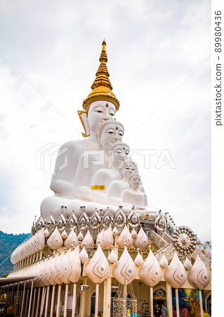 Wat Phrathat Pha Sorn Kaew, white buddha temple in Phetchabun, Thailand Wat Phrathat Pha Sorn Kaew, white buddha temple in Phetchabun, Thailand 89980436