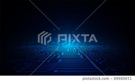 technology background with hi-tech digital technology background with hi-tech digital 89980651