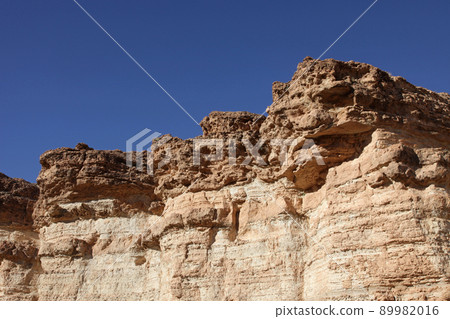 Sandstone cliff, Atlas mountain in Tunisia 89982016