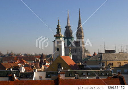 Zagreb panorama Zagreb panorama 89983452