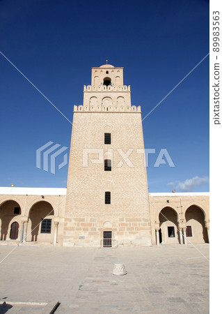 The Great Mosque from Kairouan, Tunisia - UNESCO World Heritage Site The Great Mosque from Kairouan, Tunisia - UNESCO World Heritage Site 89983563