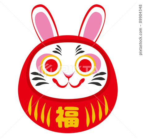 New Year's card material Rabbit Dharma New Year's card material Rabbit Dharma 89984348