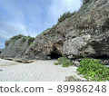 Okinawa coast rock OKINAWA blue sky 89986248