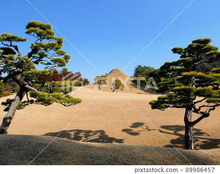初春水前寺公園的景色(熊本市) 初春水前寺公園的景色(熊本市) 89986457