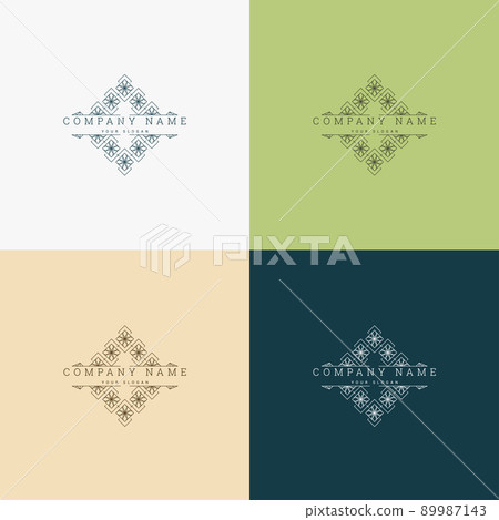 badge mosaic vintage creative logo template design badge mosaic vintage creative logo template design 89987143