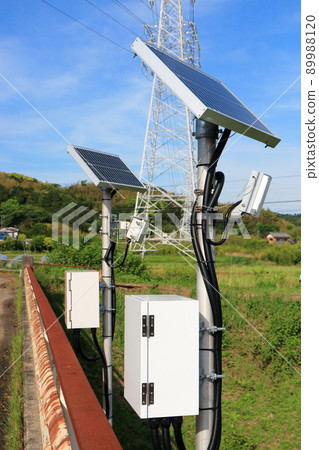 安裝在小糸川（君津市）的照相機 89988120