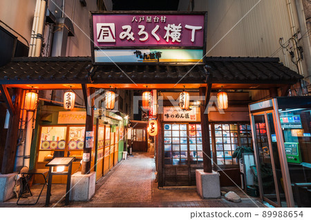 青森縣八戶市的夜景 89988654