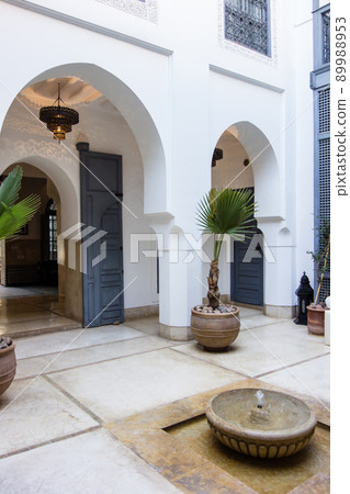Riad, the building of the historic Moroccan city of Marrakech 89988953