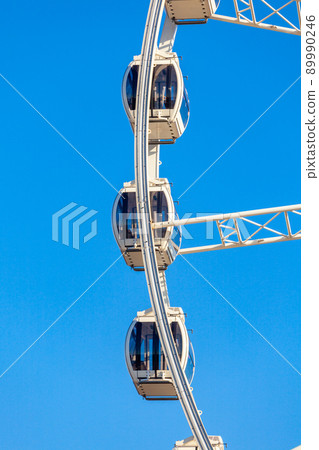 Ambersky Ferris Wheel In The Gdansk. Entertainment 89990246