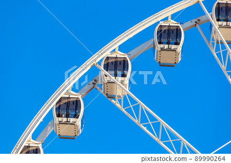 Ambersky Ferris Wheel In The Gdansk. Entertainment 89990264