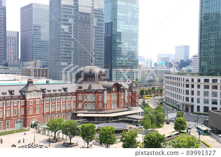 Tokyo Station Marunouchi Exit and JP Tower (former Tokyo Central Post Office partially preserved) Tokyo Central Post Office Marunouchi, Chiyoda-ku, Tokyo Tokyo Station Marunouchi Exit and JP Tower (former Tokyo Central Post Office partially preserved) Tokyo Central Post Office Marunouchi, Chiyoda-ku, Tokyo 89991327