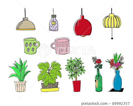 Lighting and plant interior materials Lighting and plant interior materials 89992357