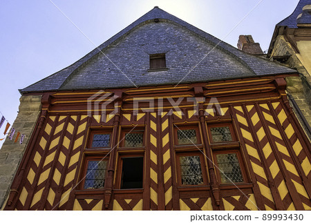 Vintage architecture of Old Town in Vitre, France Vintage architecture of Old Town in Vitre, France 89993430