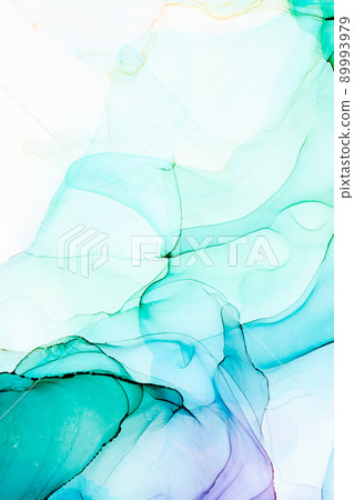 Marble ink abstract art from exquisite original painting for abstract background 89993979