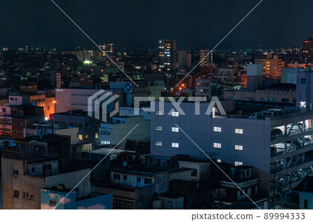 岐阜市街景 岐阜站周邊夜景 89994333