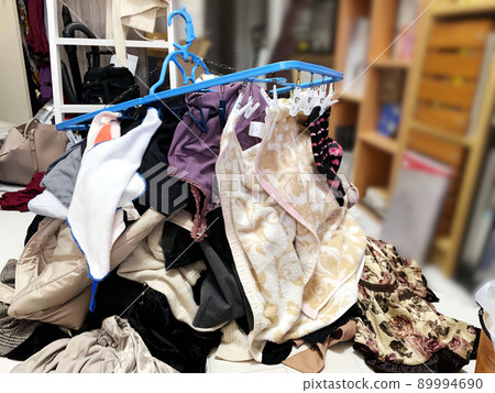 Laundry hanger and studio room as it is taken in 89994690