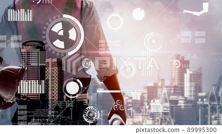 Future building construction and inventive engineering project 89995300