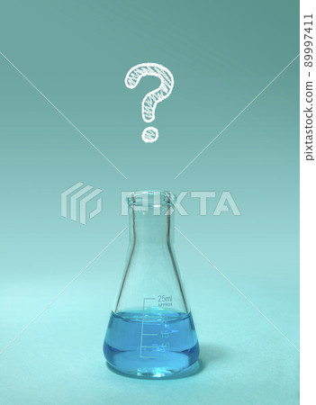 Erlenmeyer flask (with question mark) Erlenmeyer flask (with question mark) 89997411