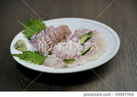 鯛魚生魚片 鯛魚生魚片 89997569