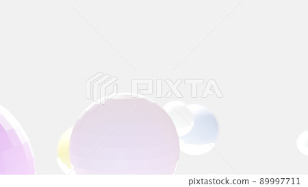 CG球體多彩球體背景素材 CG球體多彩球體背景素材 89997711
