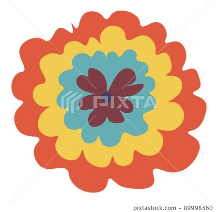 Blooming flora, vibrant wildflower in blossom 89998360